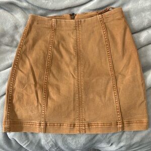 Free people brown skirt size 4